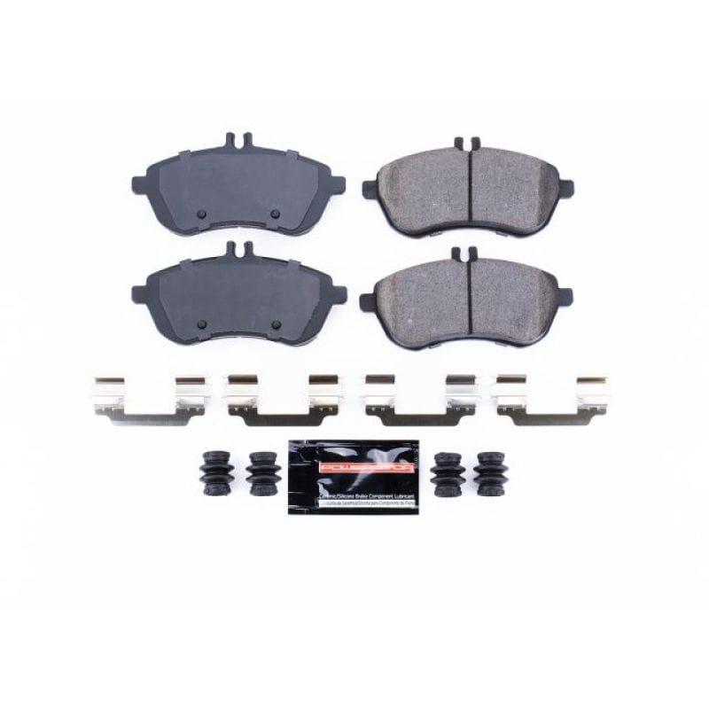 PowerStop — PowerStop - Z23 Daily Driver Carbon-Fiber Ceramic Brake Pads with Hardware Kit