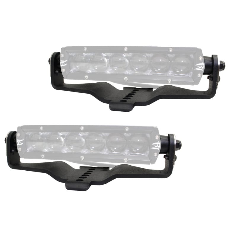 Go Rhino — Go Rhino 18-20 Jeep Wrangler JL/JLU/Gladiator JT Light Mount - Two 6in Single Row
Hood Hinge Mount