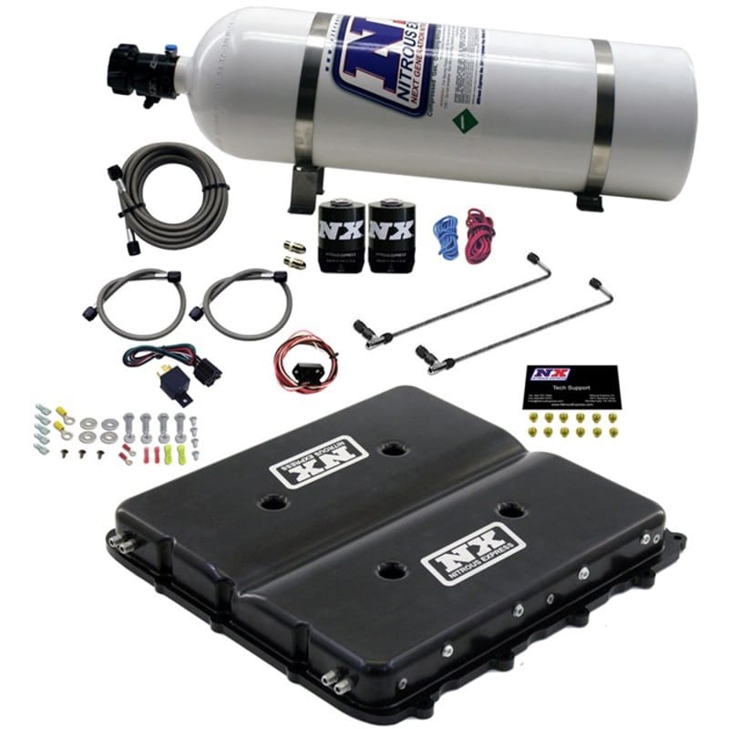 Nitrous Express — Nitrous System with Billet LT4 Supercharger Lid w/ 15lb bottle
Nitrous Oxide Injection System Kit