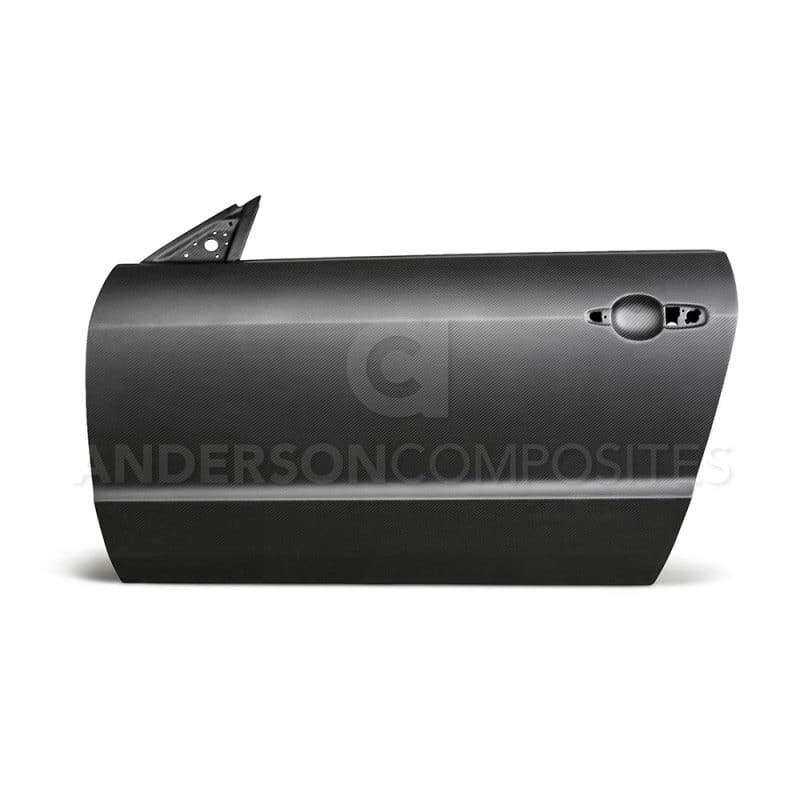 Anderson Composites — Anderson Composites 05-09 Ford Mustang Dry Carbon Doors (Pair)