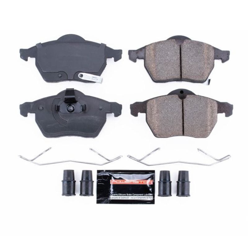 PowerStop — PowerStop - Z23 Daily Driver Carbon-Fiber Ceramic Brake Pads with Hardware Kit