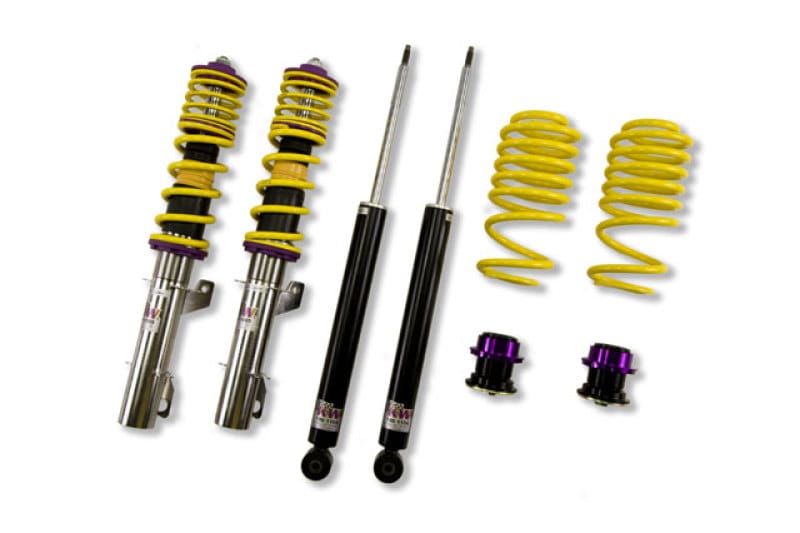 KW — Height adjustable stainless steel coilovers with adjustable rebound damping
KW COILOVER KIT V2 - 15210005