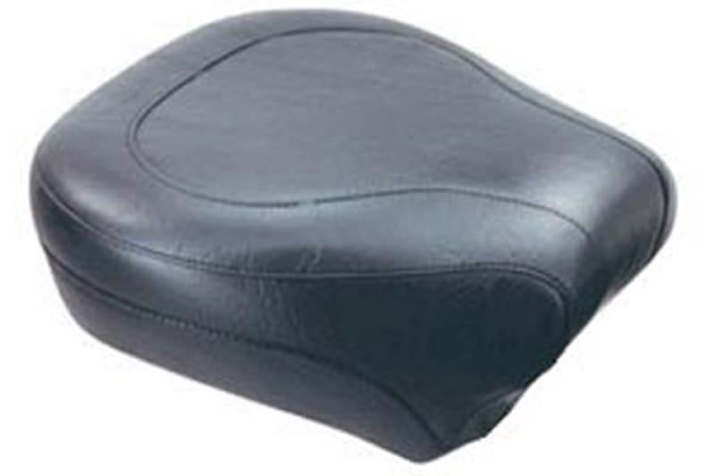 Mustang Motorcycle — Mustang 00-15 Harley Softail Standard Rear Tire Wide Touring Passenger Seat - Black