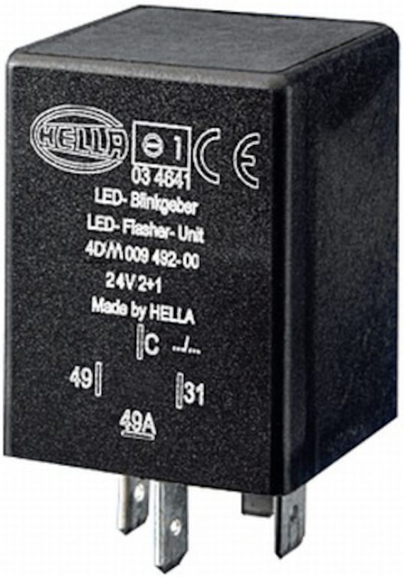 Hella — Hella Flasher Unit Led 24V 2+1
Flasher, 4 pin, 24 V