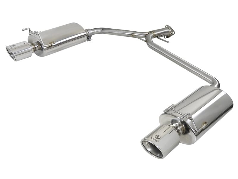aFe — Takeda 1-3/4 IN to 2-1/4 IN 304 Stainless Steel Axle-Back Exhaust w/ Polish Ti
EXH AB; Honda Accord Sport Sedan 2013 L4-2.4L