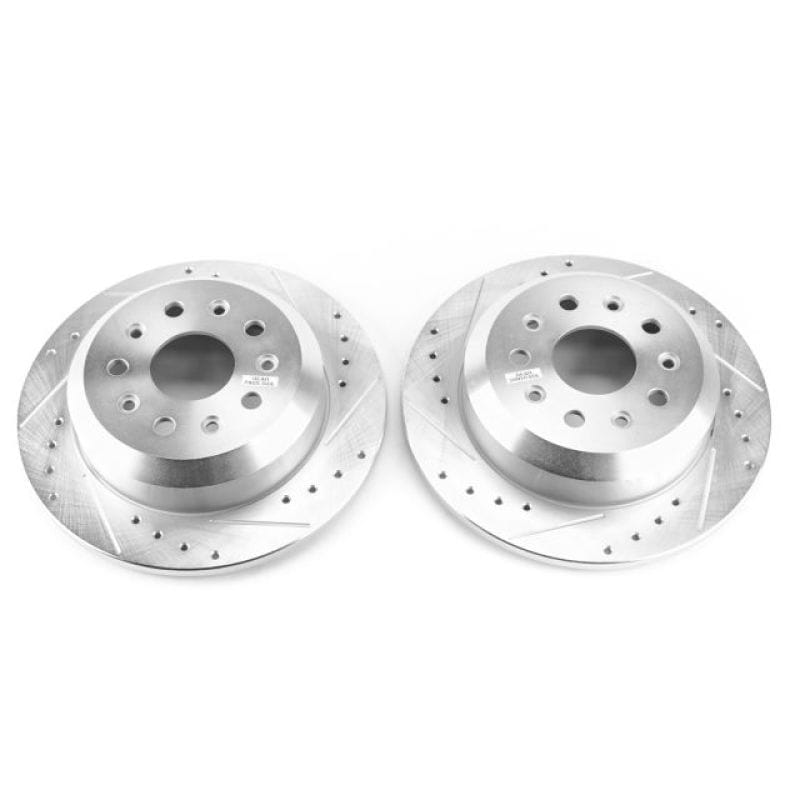PowerStop — PowerStop Evolution Performance Drilled, Slotted & Plated Brake Rotor Pair
