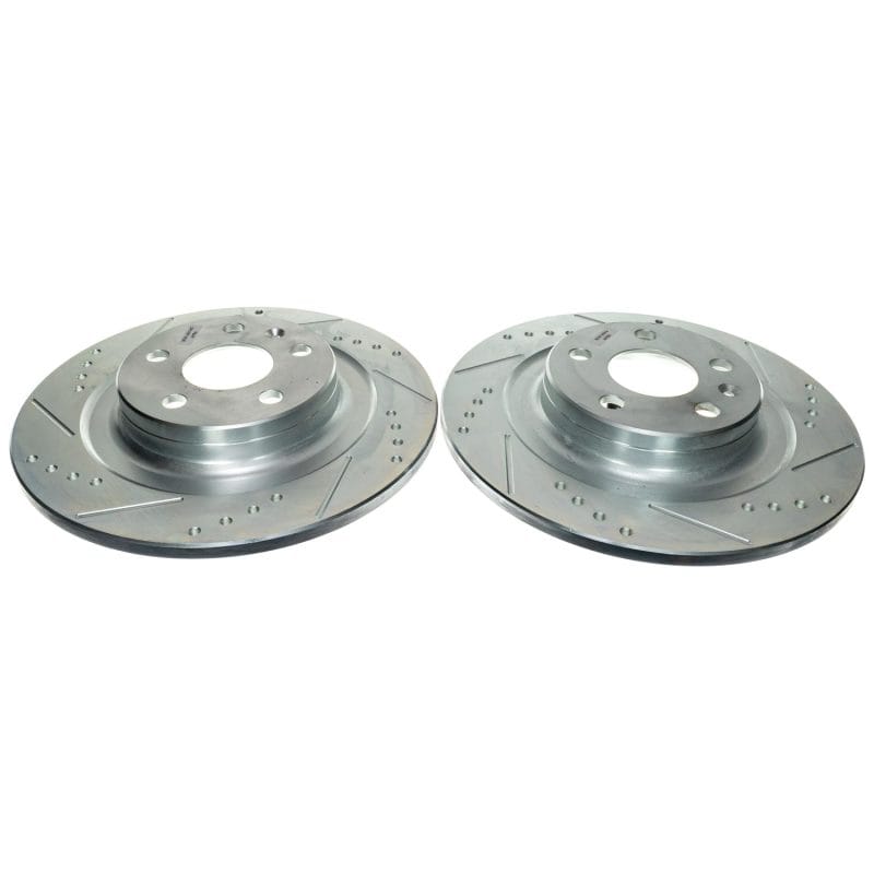 PowerStop — PowerStop Evolution Performance Drilled, Slotted & Plated Brake Rotor Pair