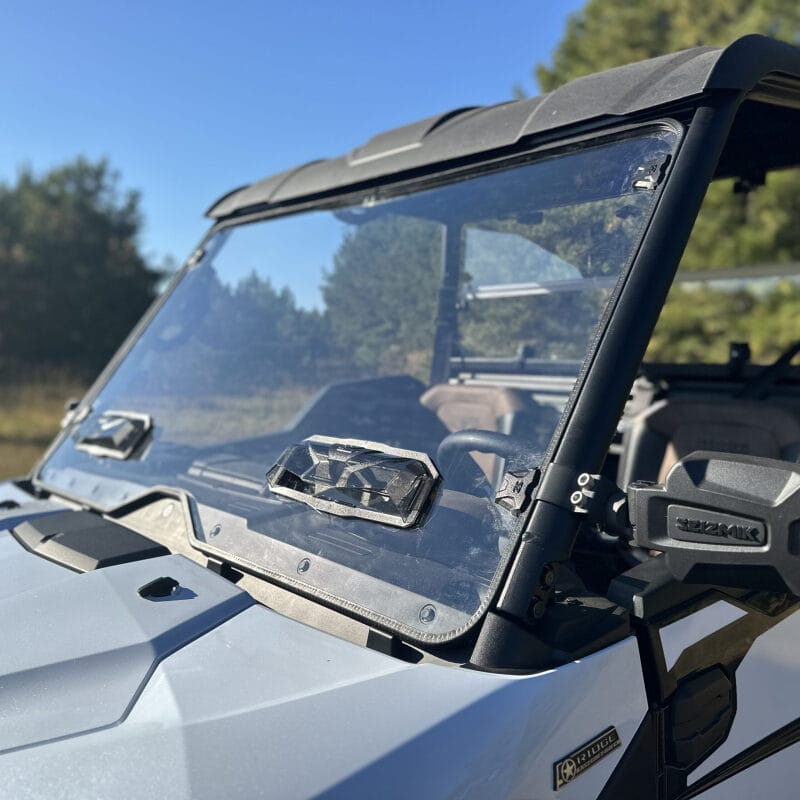 Seizmik — Seizmik 24+Kawasaki Ridge Ranch Tool Less Windshield - UV