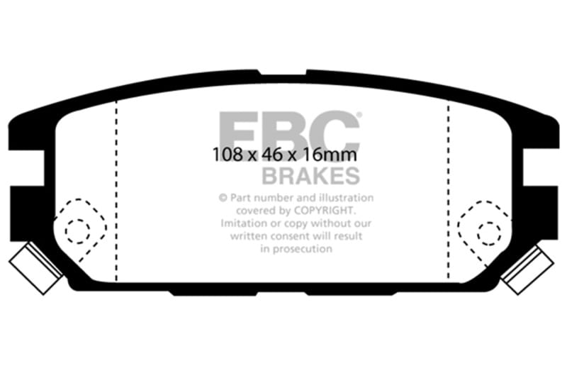 EBC — Ultimax OEM Replacement Brake Pads