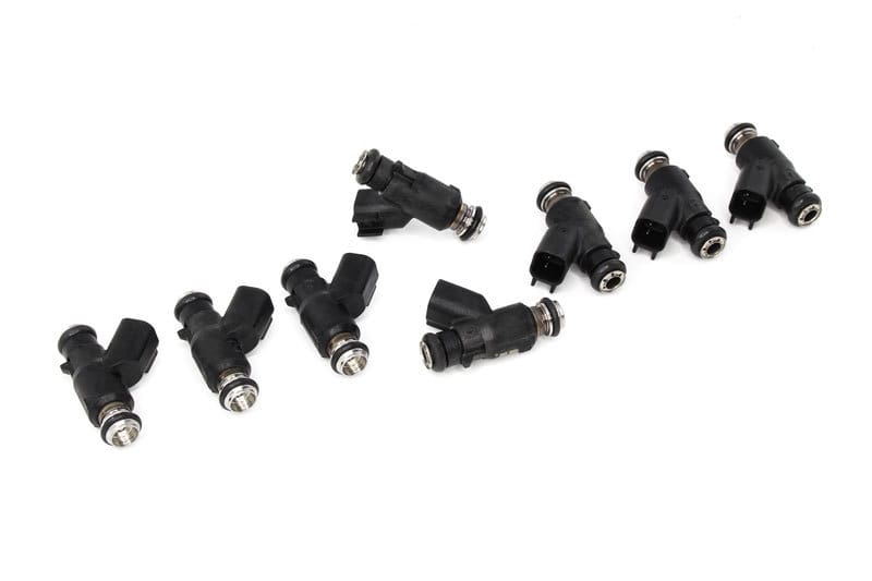 DeatschWerks — Matched set of 8 injectors 44lb/hr; Replaces 32D-00-0044-8
460cc - Silverado, Sierra