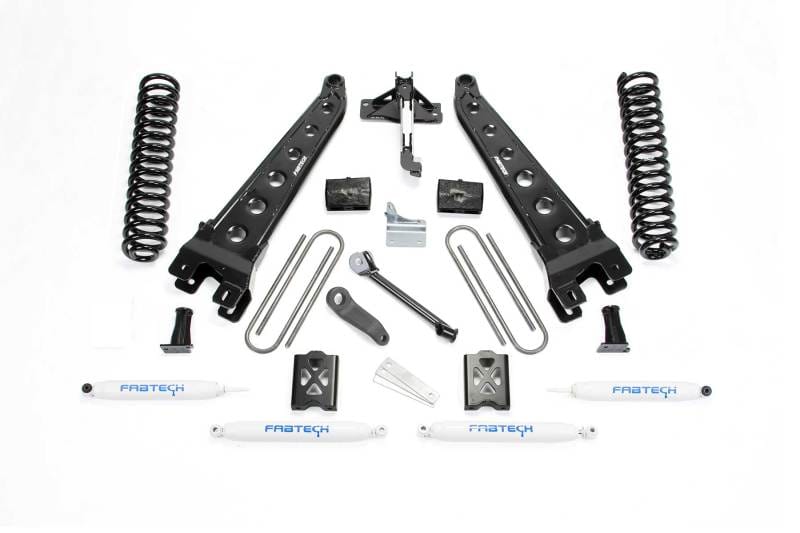 Fabtech — 6" RAD ARM SYS W/COILS & PERF SHKS 05-07 FORD F250 4WD W/O FACTORY OVERLOAD
Radius Arm Lift System
