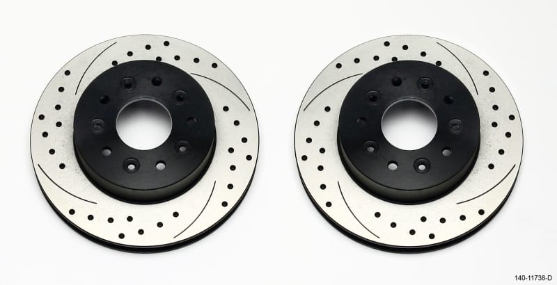 Wilwood — KIT,ROTOR,FRONT,C2/3 VETTE,OE 1PC REPLACEMENT,PERF DRILL