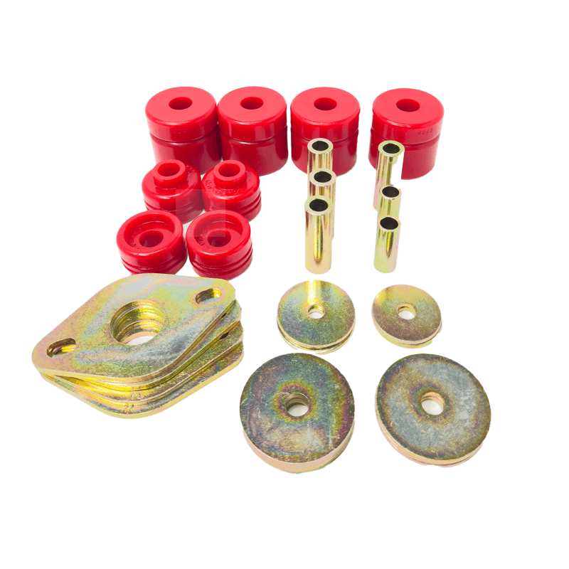 Energy Suspension — Energy Suspension 00-06 Toyota Tundra Leaf Spring Bushing Set - Red
Body Mount Set