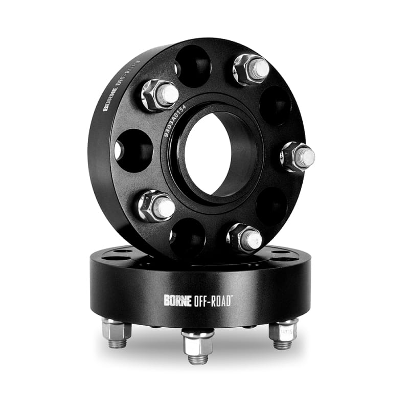 Borne Off-Road — Borne Off-Road Wheel Spacers - 5x127 - 71.6 - 30mm - M14 - Black