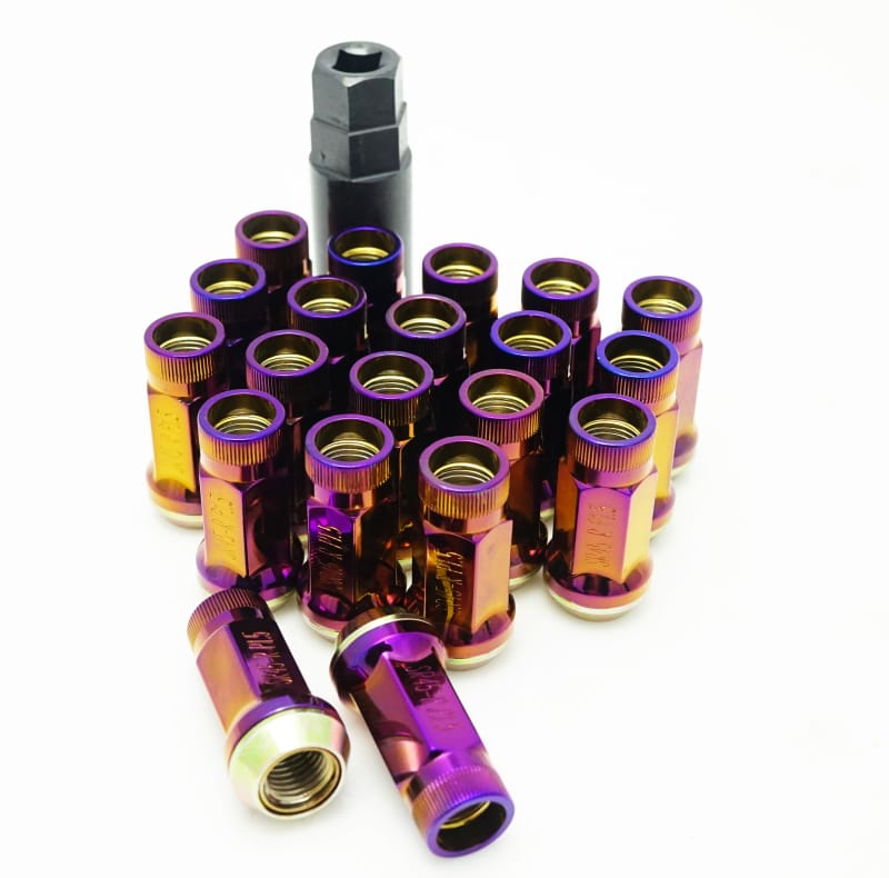 Wheel Mate — Wheel Mate Muteki SR45R Lug Nut Kit 12x1.5 - Burned Titan