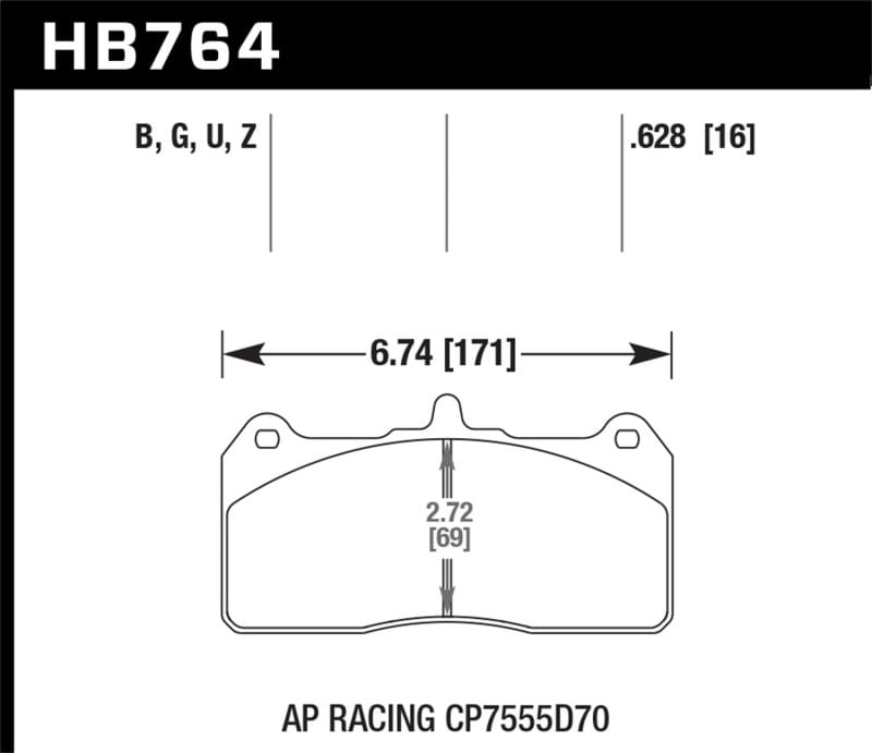 Hawk Performance — HPS 5.0 Disc Brake Pad