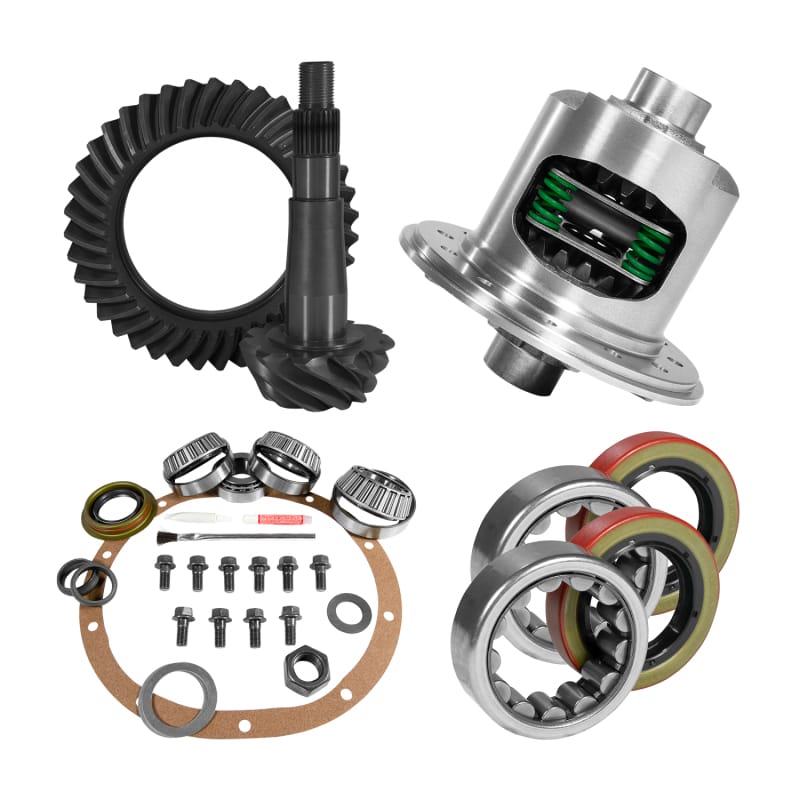 Yukon Gear & Axle — 8.25in. CHY 3.07 Rear Ring/Pinion; Install Kit; Posi; 1.618in. ID Axle Bearings
8.25" CHY 3.07 Rear Ring & Pinion, Install Kit, Posi, 1.618" ID Axle Bearings