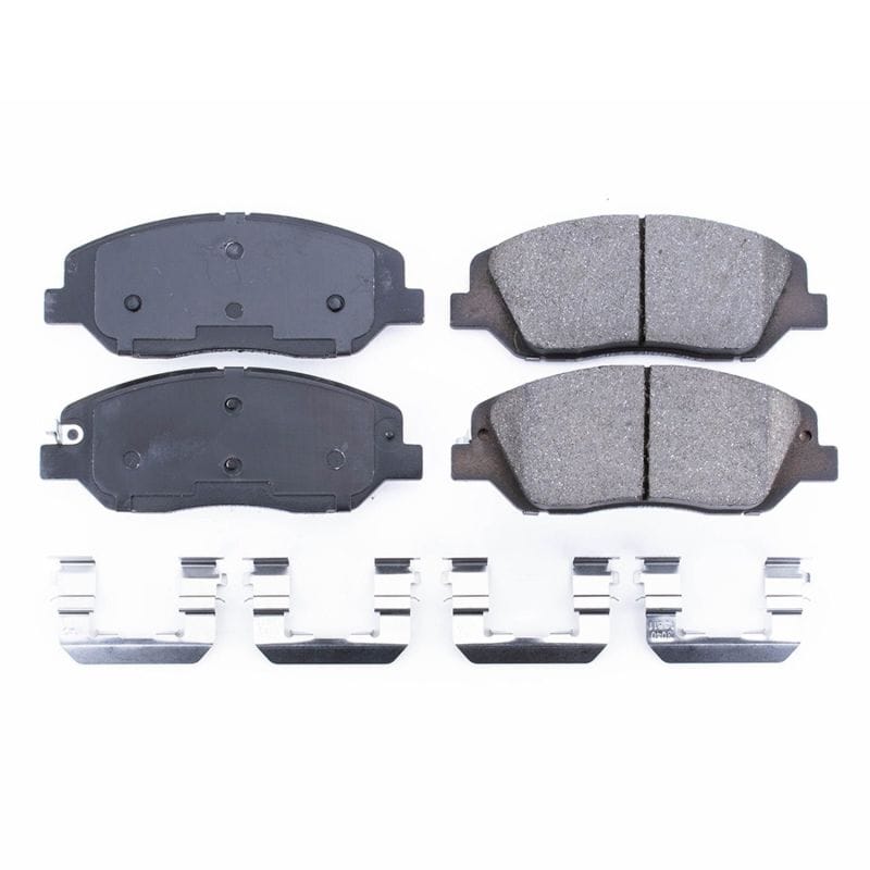 PowerStop — PowerStop - Z17 Low-Dust Ceramic Brake Pads with Hardware