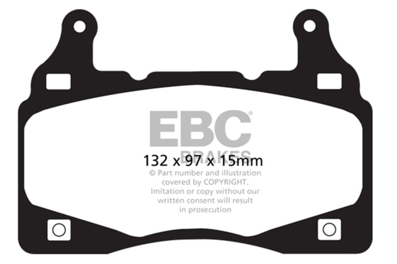 EBC — Redstuff Ceramic Low Dust Brake Pads