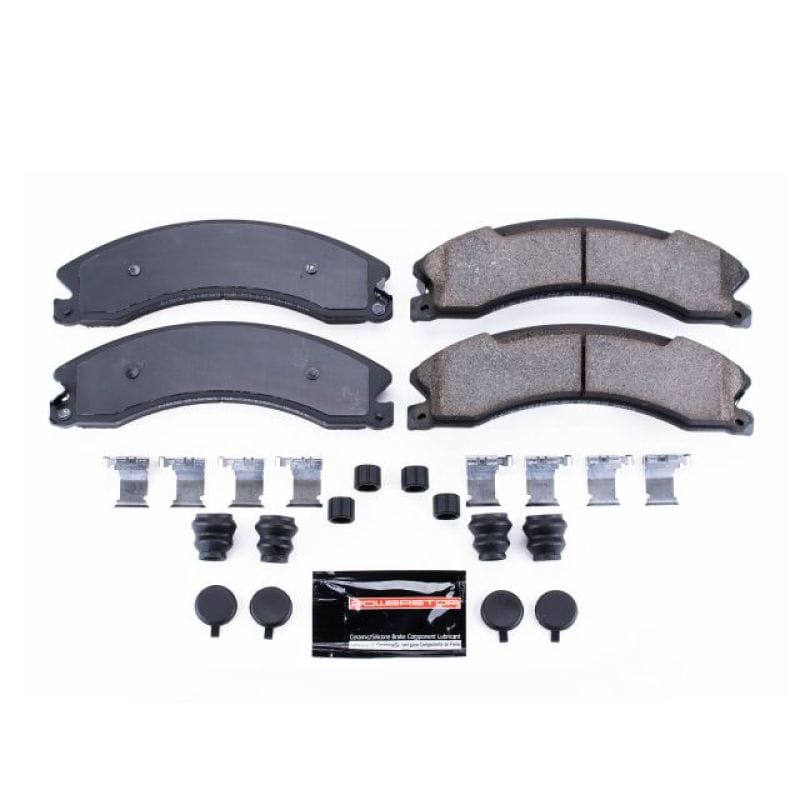 PowerStop — PowerStop - Z23 Daily Driver Carbon-Fiber Ceramic Brake Pads with Hardware Kit