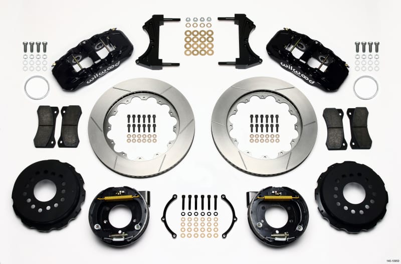 Wilwood — KIT,REAR,MUSTANG,05-UP,2.66 OFFSET,AERO4 14.00 ROTOR