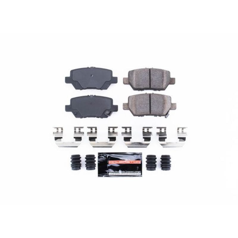 PowerStop — PowerStop - Z23 Daily Driver Carbon-Fiber Ceramic Brake Pads with Hardware Kit