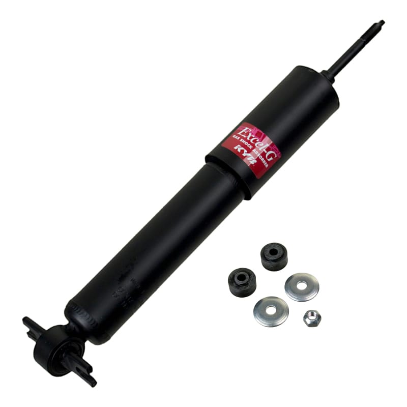 KYB — Ride Comfort may be important, but restoring a vehicles Ride Control, stability, stopping, lane change responsiveness and handling is critical. KYB Excel-G Shocks and Struts are designed for the most important performance purpose: Restoring the vehicles original capabilities. KYB is a world leading supplier of shocks and struts to new vehicle manufacturers and the Excel-G is made on the very same KYB OE assembly lines, uses the same OE quality components and is calibrated to restore original, de
Gas Shock