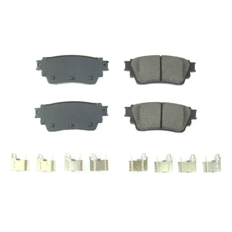 PowerStop — PowerStop - Z17 Low-Dust Ceramic Brake Pads with Hardware