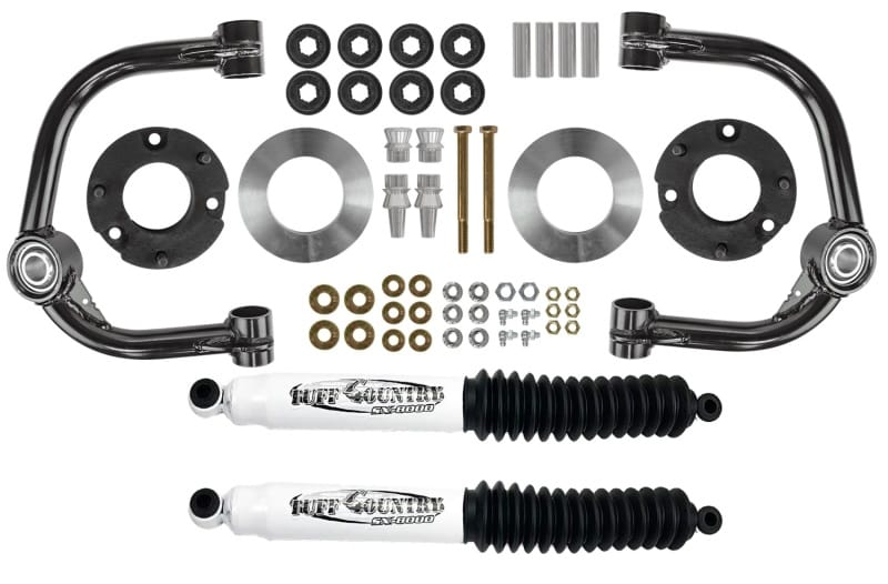 Tuff Country — 2021-2024 Ford F-150 4x4 3in. Front Lift Kit with Shocks