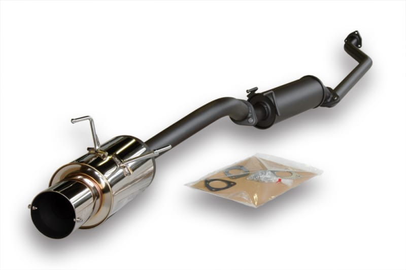 HKS — HKS 02-03 Acura RSX Base (non S) Hi Power Exhaust w/ Silencer (SUS304 NO COATING)