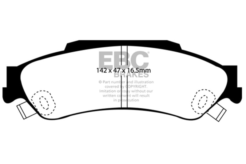 EBC — Ultimax OEM Replacement Brake Pads