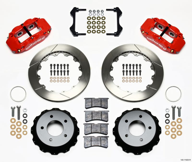 Wilwood — KIT,REAR,VETTE,85-87,FNSL4R,12.88x1.10 RED