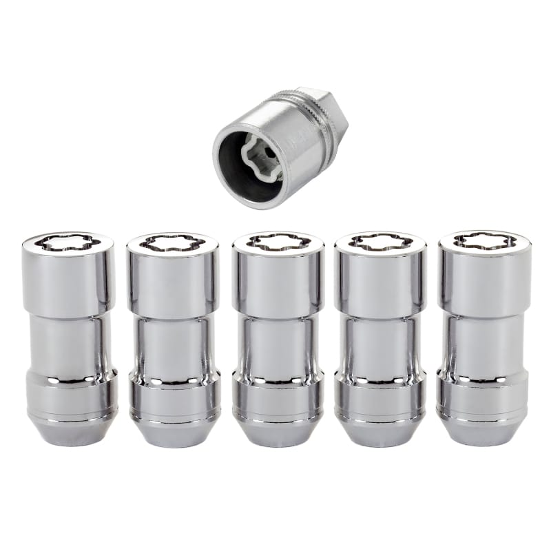 McGard — Cone Seat Exposed Style Wheel Locks-Chrome-5 Lock Set