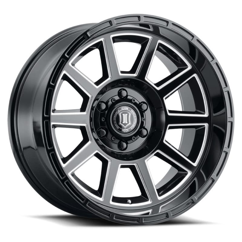 ICON — ICON ALLOYS RECOIL GLS BLK MIL WIN - 20 X 10 / 6 X 135 / -24 MM / 4.5" BS