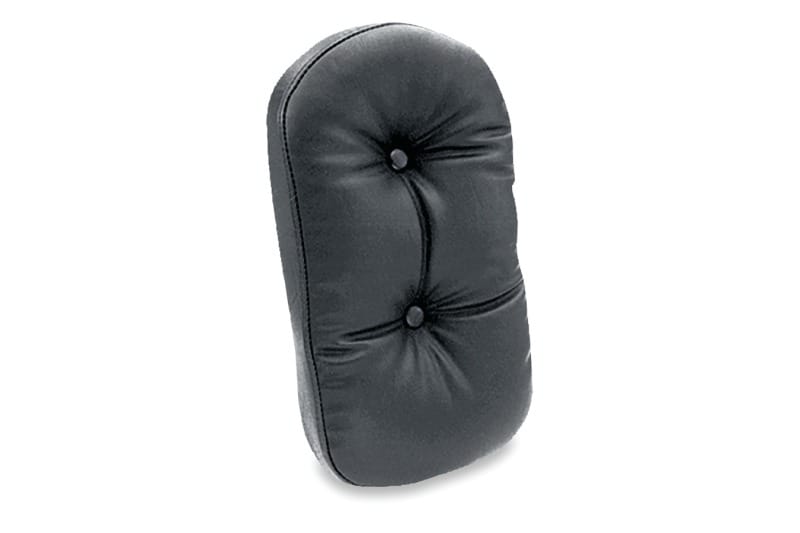 Mustang Motorcycle — Mustang Harley Medallion Style Sissy Bar Pad Regal (6.5 inch x 11 inch) - Black