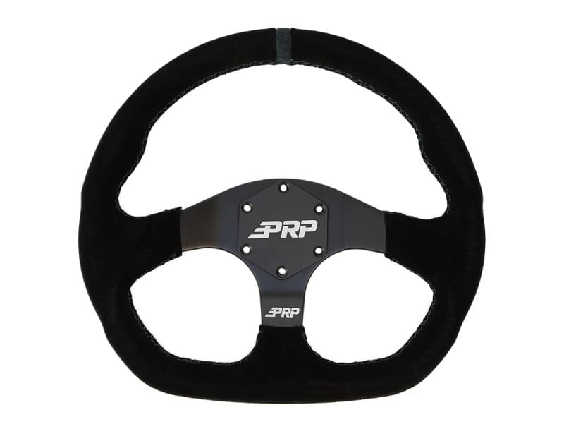 PRP Seats — Comp-R Suede Steering Wheel, Black