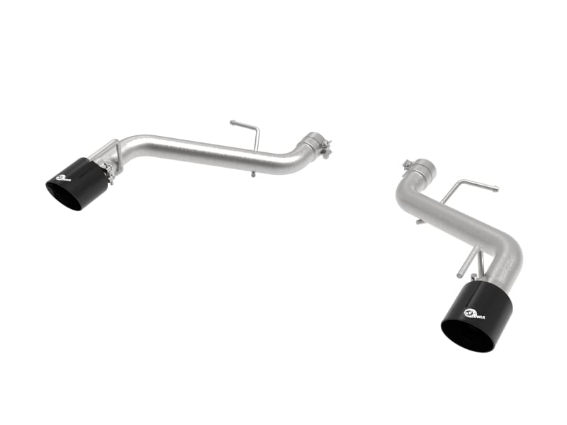 aFe — MACH Force-Xp 2-1/2 IN 409 Stainless Steel Axle-Back Exhaust System Black