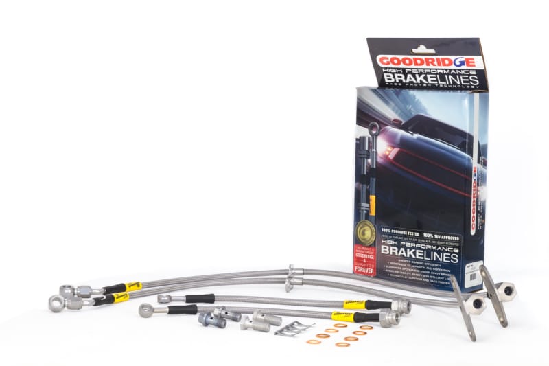 Goodridge — G-STOP SS Braided Brake Line Kit