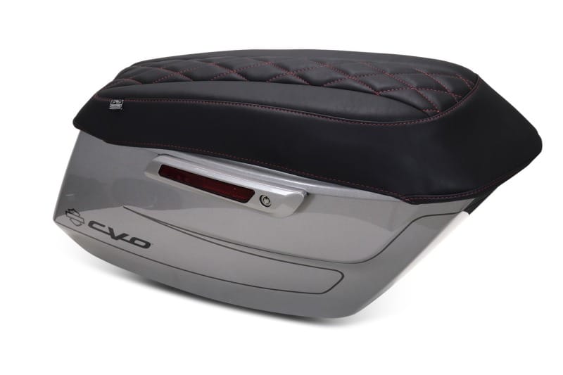 Mustang Motorcycle — Mustang 23-25 Harley CVO Road Glide (ST) Deluxe Diamond Saddlebag Lid Covers