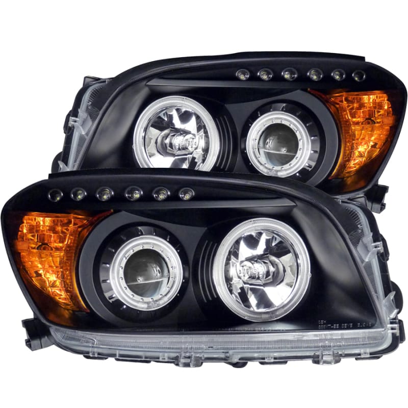 ANZO — ANZO 2006-2008 Toyota Rav4 Projector Headlights w/ Halo Black
Head Light Set
HdLtSet