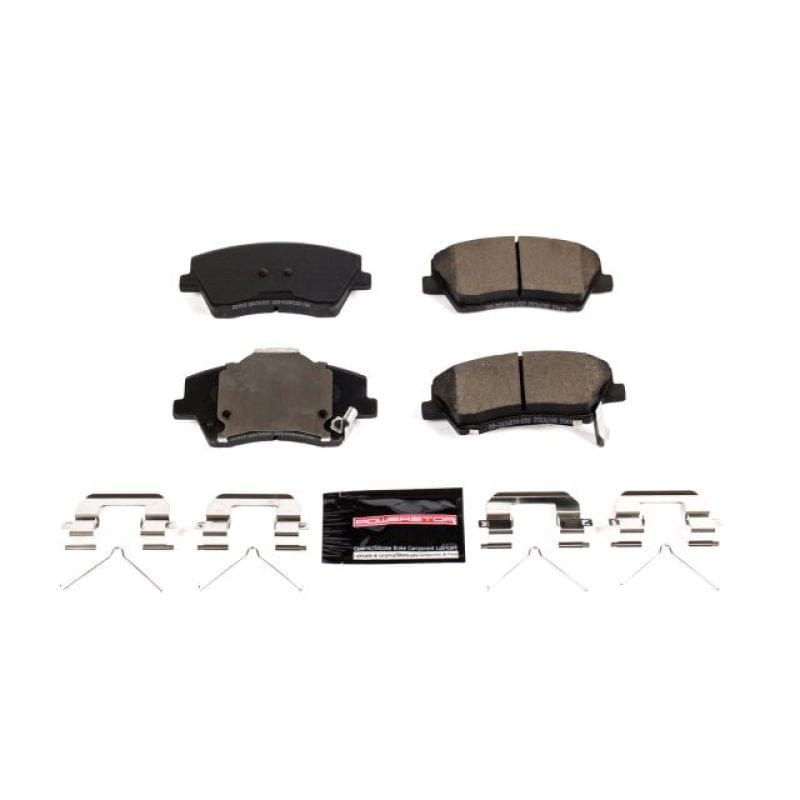 PowerStop — PowerStop - Z23 Daily Driver Carbon-Fiber Ceramic Brake Pads with Hardware Kit
