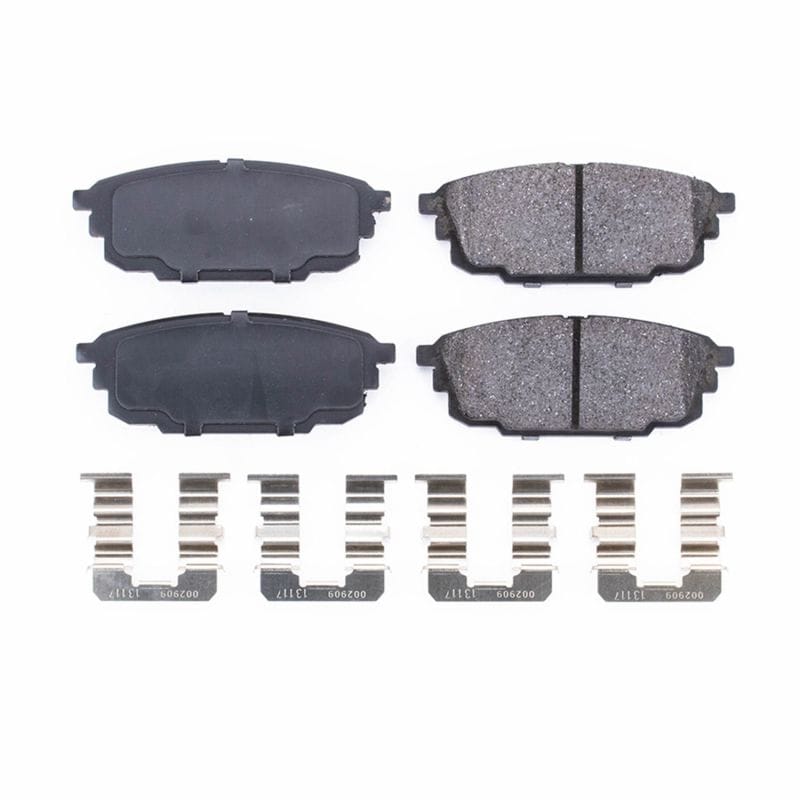 PowerStop — PowerStop - Z17 Low-Dust Ceramic Brake Pads with Hardware