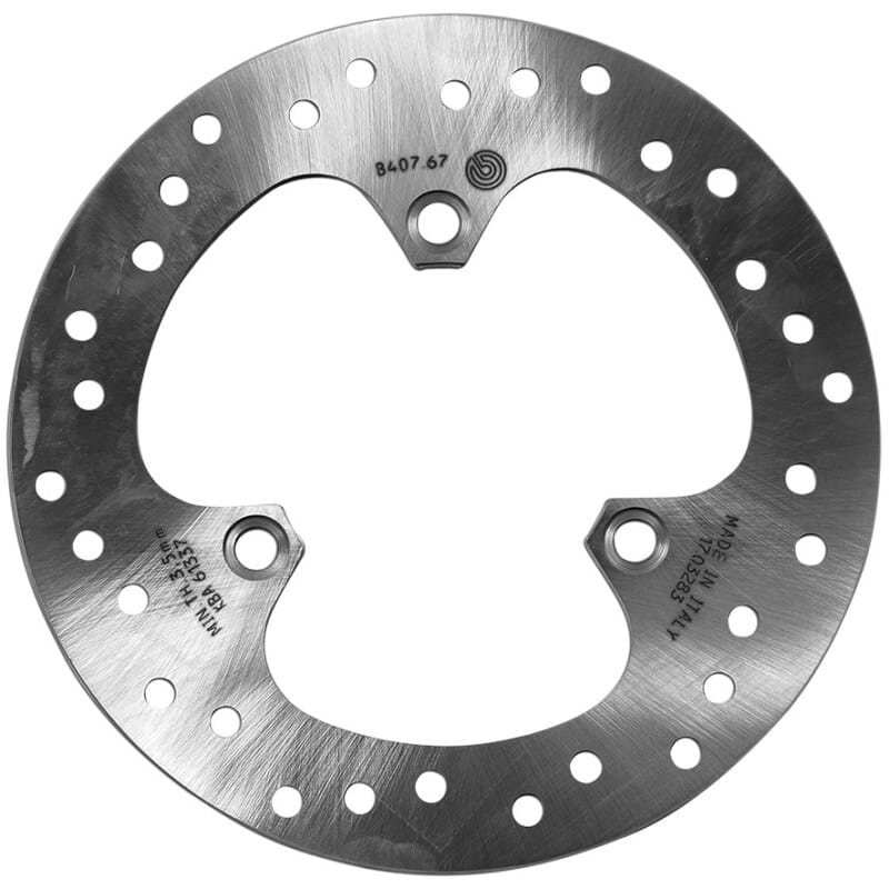 Brembo OE Powersports — Brembo OE 96-03 Honda SH Fifty 50cc 220x4mm Brake Disc - Front Fixed