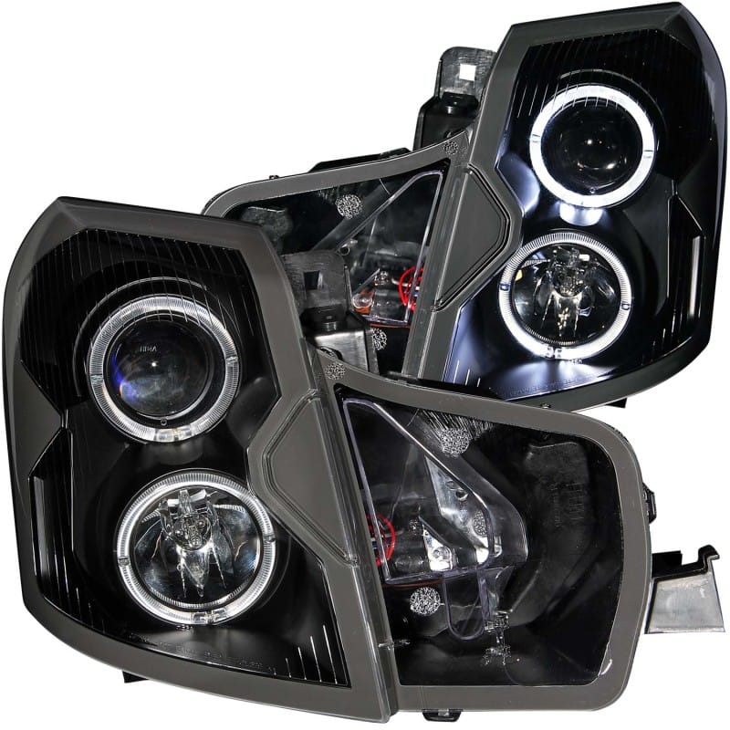 ANZO — ANZO 2003-2007 Cadillac CTS Projector Headlights w/ Halo Black
Head Light Set
HdLtSet