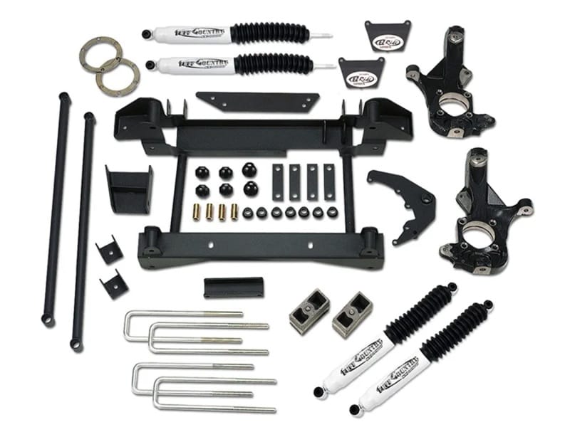 Tuff Country — 2001-2006 Chevy Silverado 1500HD 4x4-6in. Lift Kit by (SX8000 Shocks)