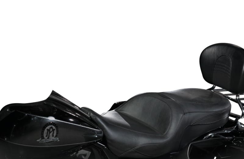 Mustang Motorcycle — Mustang 97-07 Harley Road King, 06-07 Street Glide, 00-05 Eagle Sport Touring 1PC Seat - Black