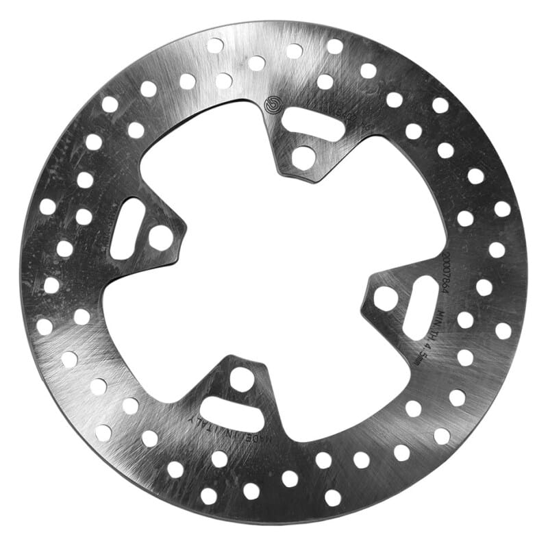 Brembo OE Powersports — Brembo OE 13-17 Triumph Daytona 675CC/15-16 Street Triple RX 675CC 220x5mm Brake Disc - Rear Fixed