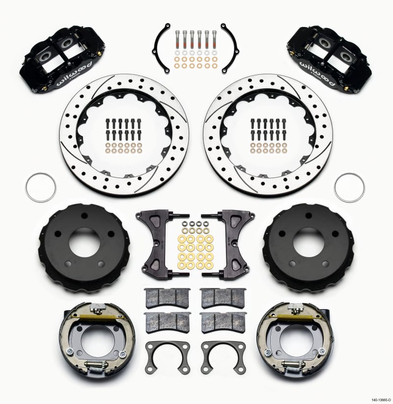 Wilwood — KIT,REAR,DISC/DRUM,BIG FORD,NEW STYLE FNSL4R,2.38 OFFSET,5x5.50 BC,12.88,SRP