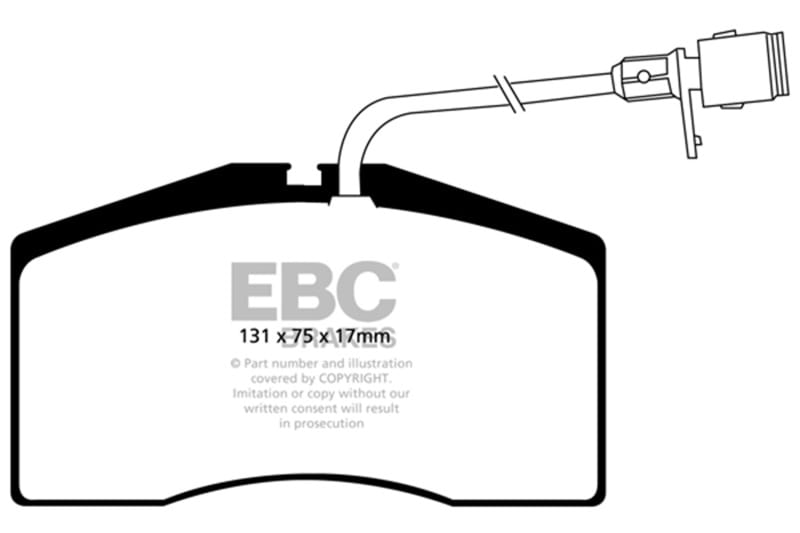 EBC — Redstuff Ceramic Low Dust Brake Pads