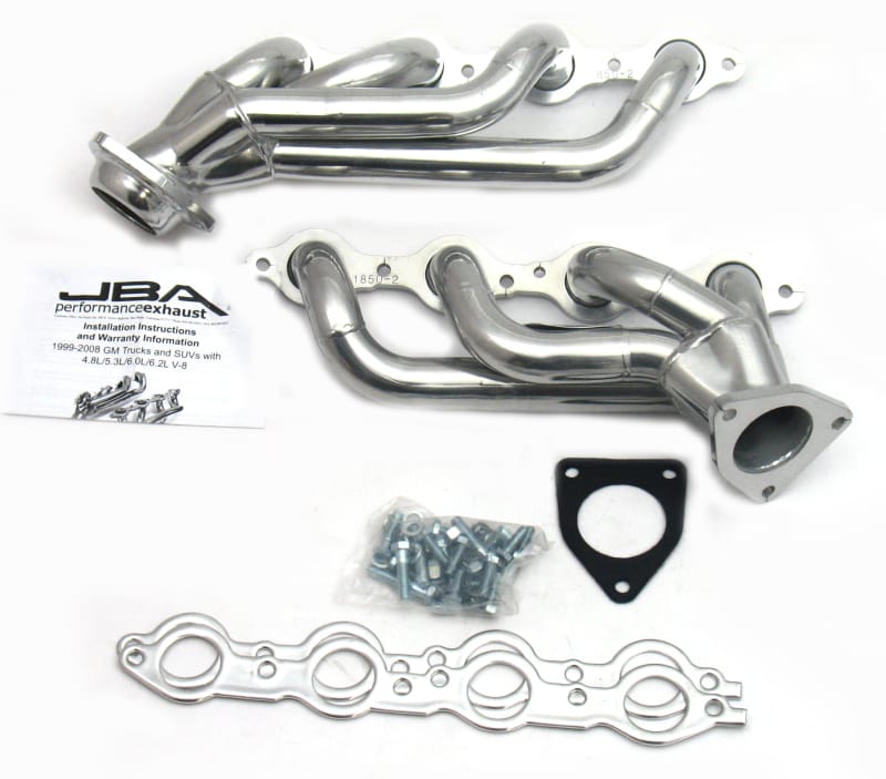 JBA — 02-13 GM 4.8/5.3L, 07-19 6.0/6.2 Silver